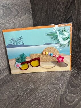 ❤️$3 Burgoyne Blank Summer Themed Greeting Card